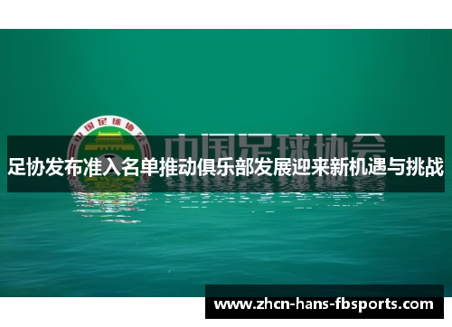 足协发布准入名单推动俱乐部发展迎来新机遇与挑战
